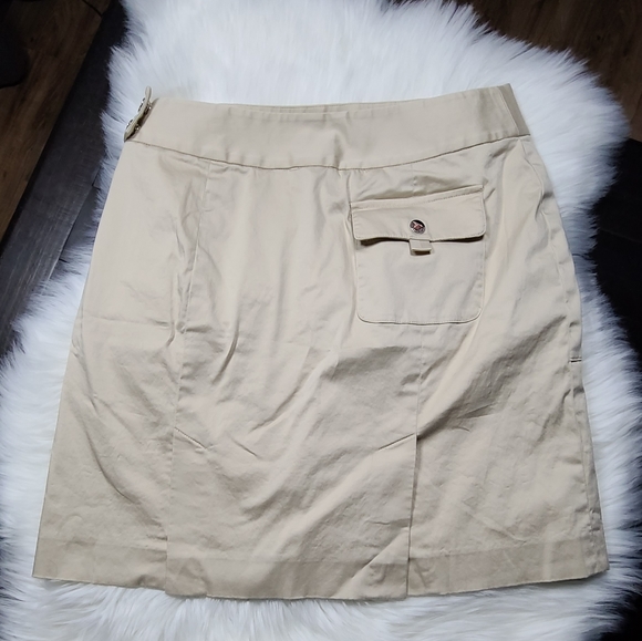 Ralph Lauren Khaki Golf Skort 6 - Picture 1 of 4